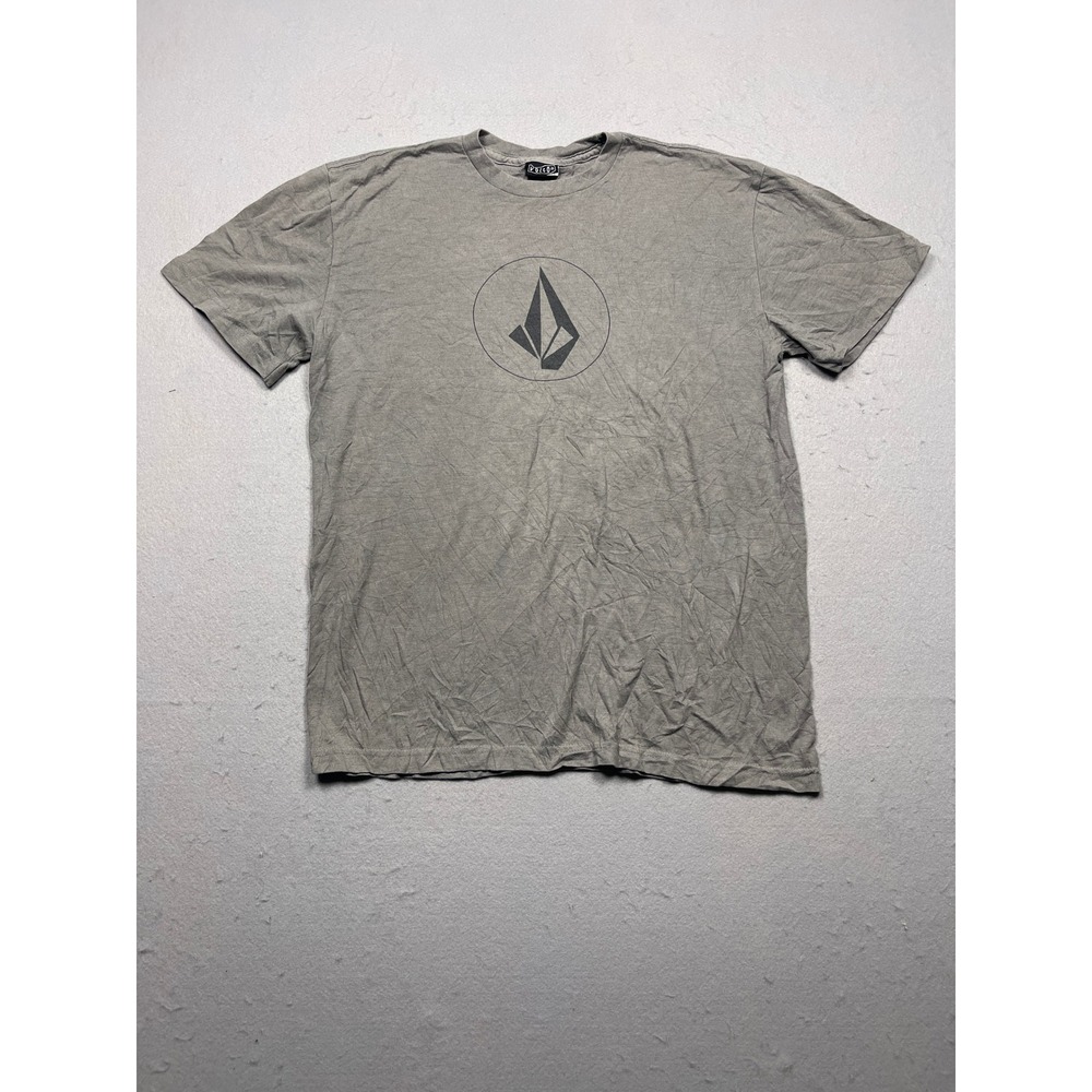 Volcom T-Shirt Cotton Gray Large Mens